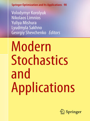 cover image of Modern Stochastics and Applications